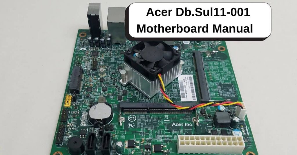 Acer Db.Sul11-001 Motherboard Manual