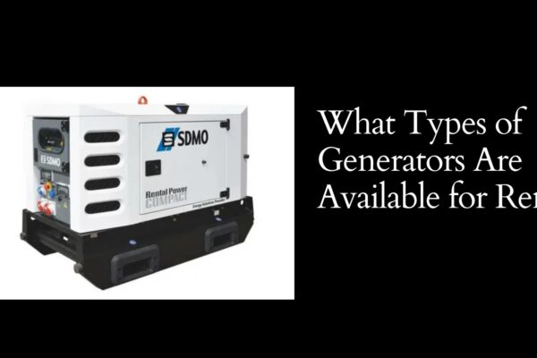 Generators Are Available for Rent